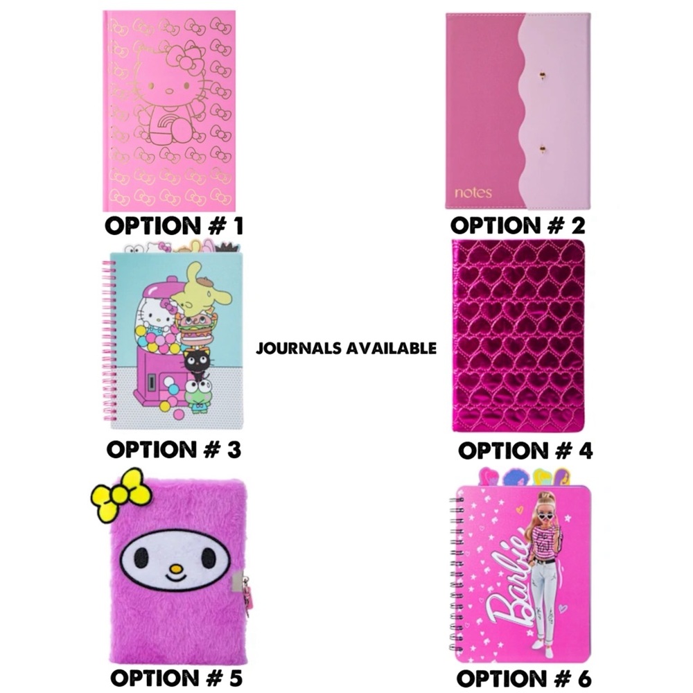 Colorful Character Journals Set